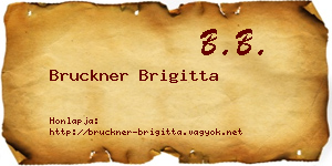 Bruckner Brigitta névjegykártya